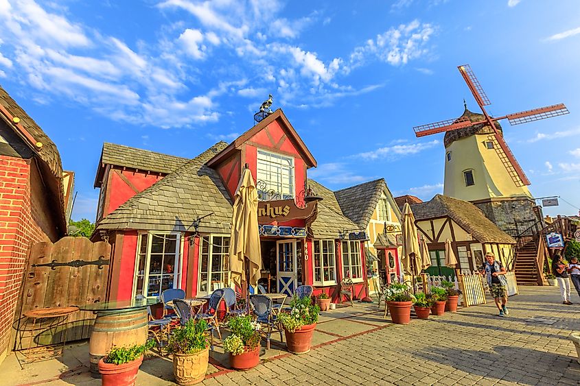 The charming town of Solvang, California.