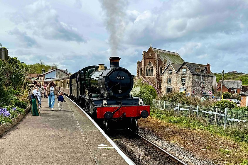 Arrving by train in Watchet Somerset Image credit Bryan Dearsley