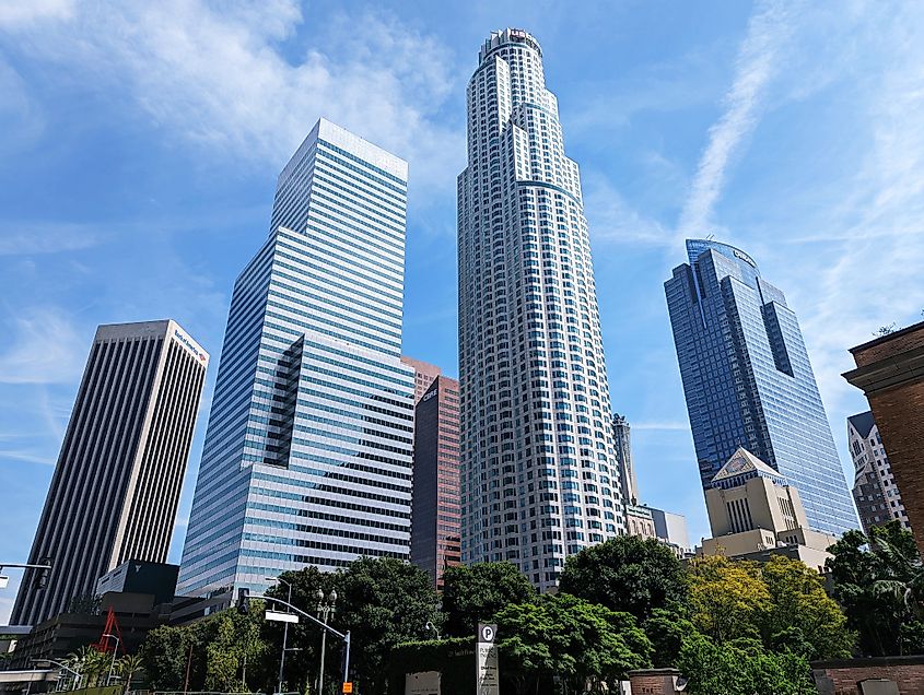 U.S. Bank Tower in the Financial District, Downtown Los Angeles.