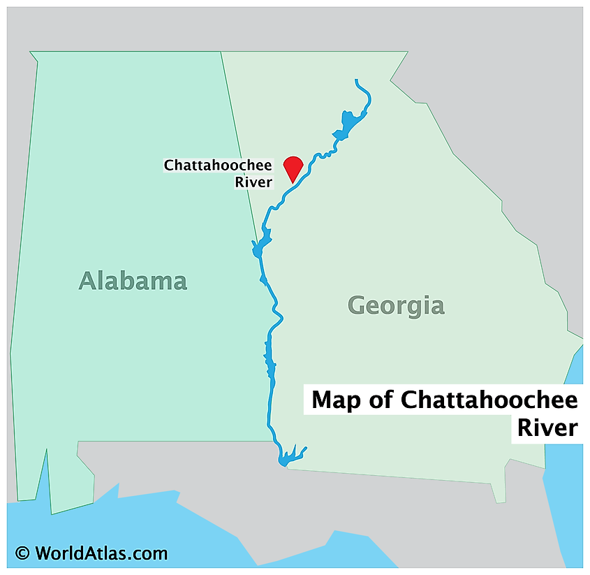 Chattahoochee River - WorldAtlas