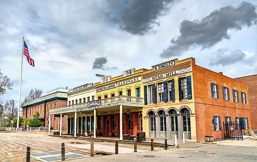 Old Sacramento Historic District in Sacramento, California