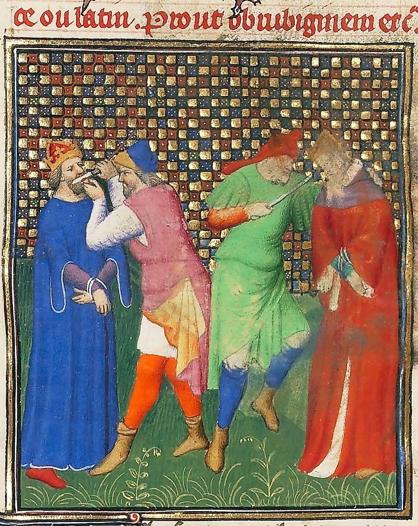 The Mutilation of the Byzantine Emperors Justinian II and Phillipicus