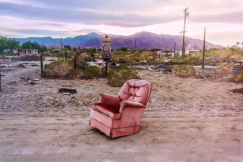 The Ghost town of Salton City, California