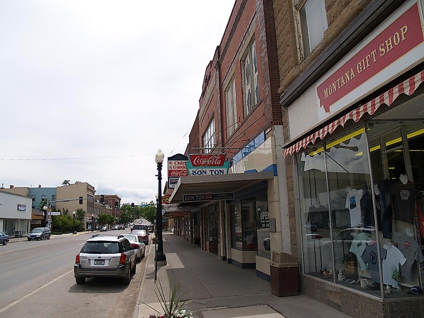 Main street in Lewistown