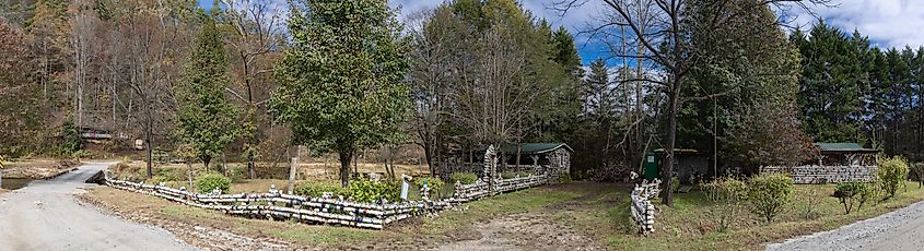 House of mugs in Collettsville, NC.