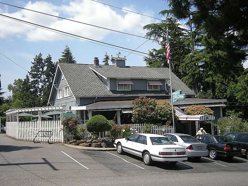 Roanoke Inn, 1825 72nd Avenue SE, Mercer Island, Washington.