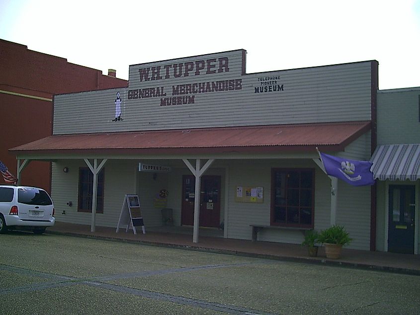 The W. H. Tupper General Merchandise Museum in Jennings, Louisiana.