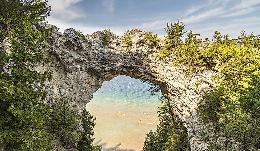 Arch Rock at Mackinac Island, Michigan