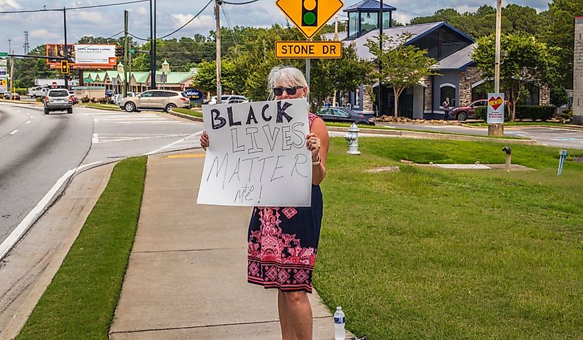 Black Lives Matter Protest, Stone Mountain.