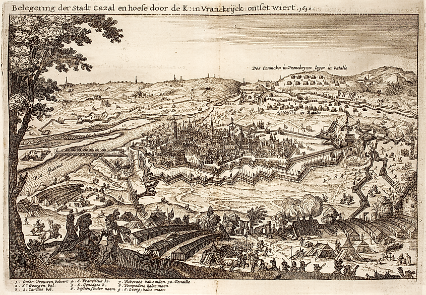 Siege and capture of Casale Monferrato by French troops, 1630