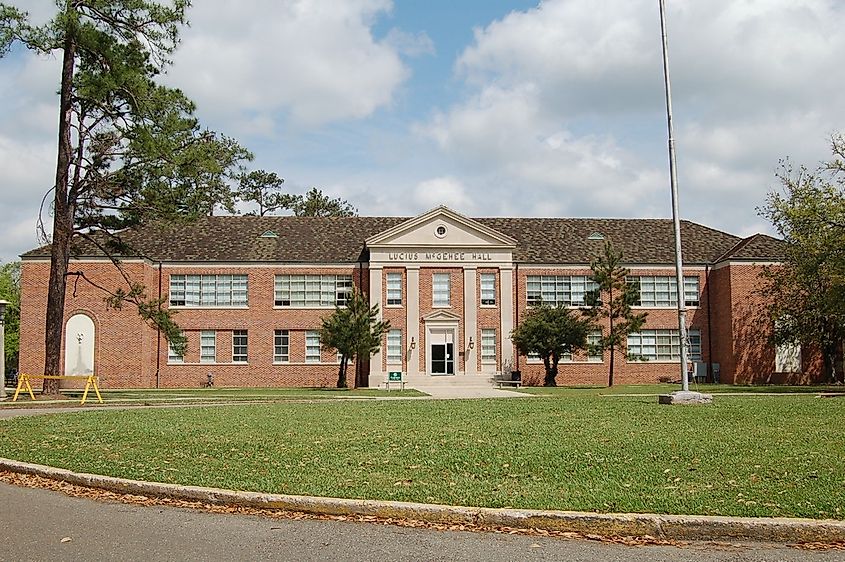 Southeastern Louisiana University in Hammond, Louisiana
