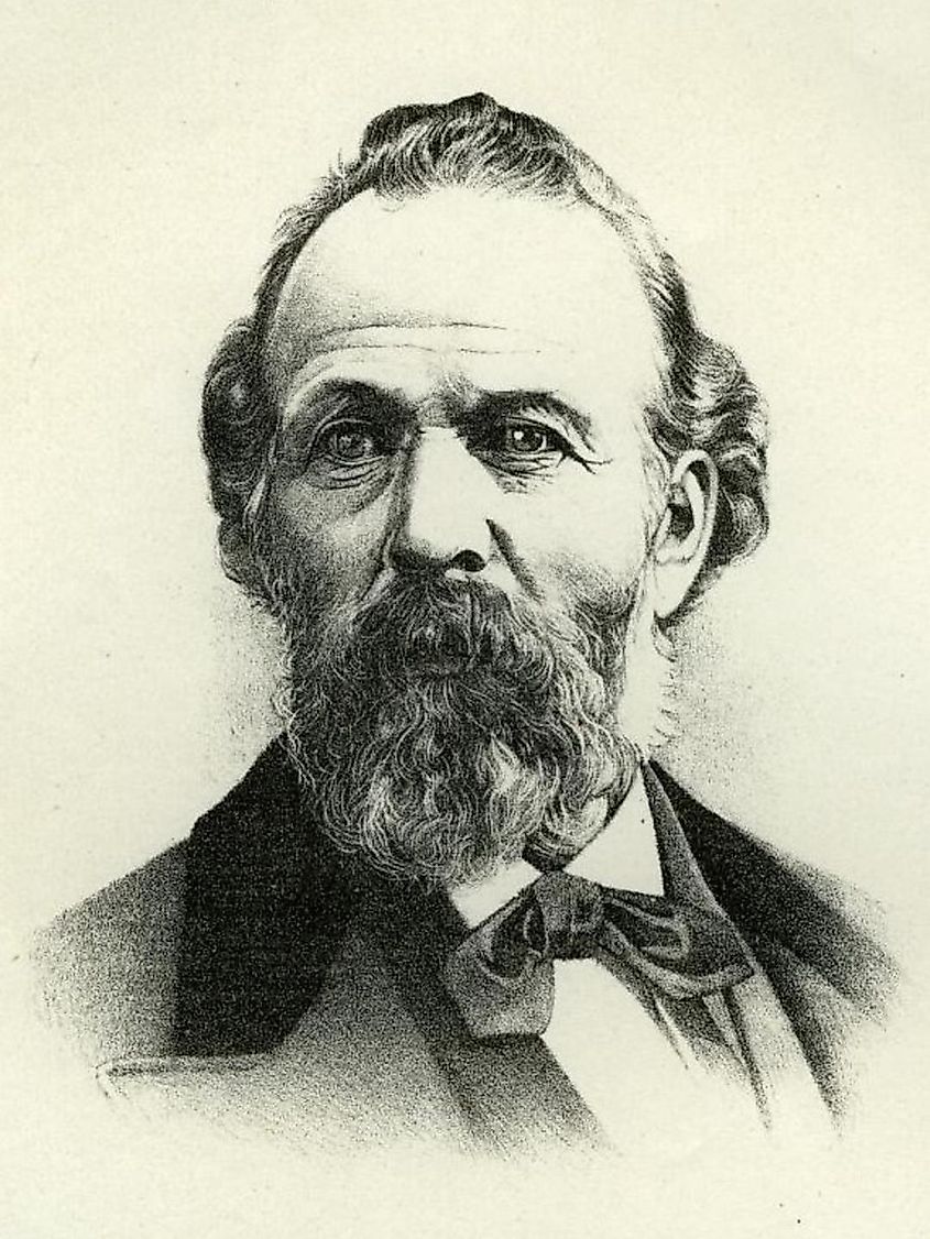 Portrait of Warren S. Snow. 