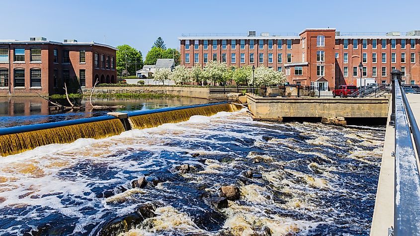 The Ipswich River in Ipswich, Massachusetts.