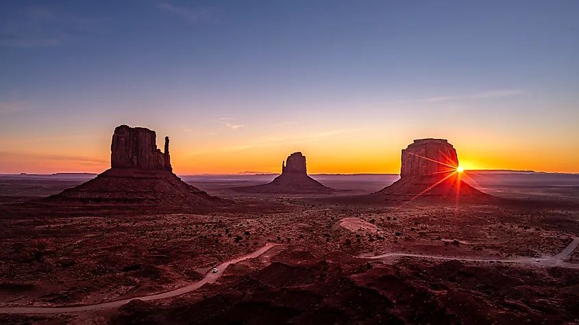 Sandstone landscape of the Colorado Plateau.