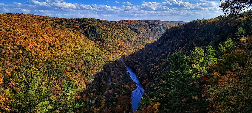 Pine Creek Gorge, known as the Pennsylvania Grand Canyon.