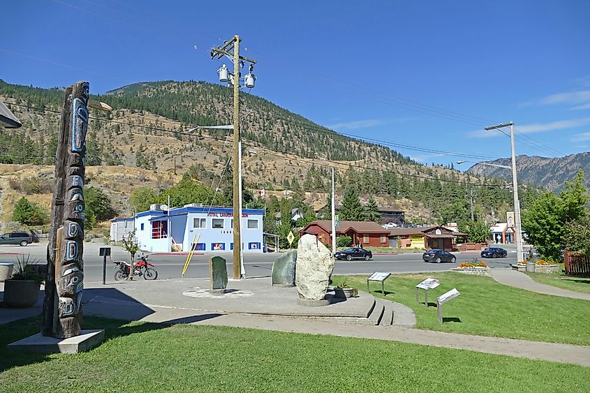 Main Street in Lillooet, British Columbia, Canada