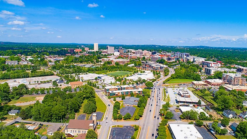 West Greenville in South Carolina.