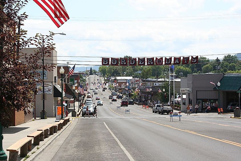 Downtown Grangeville, Idaho. Image credit Ken Lund, CC BY-SA 2.0, via Wikimedia Commons