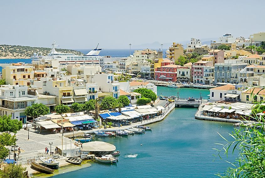 Most populated island on Aegean Sea