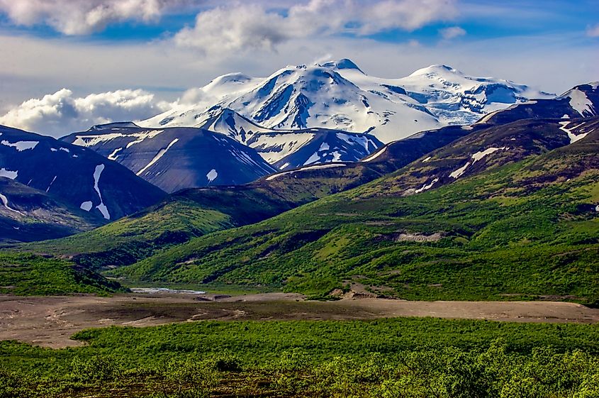 Valley of 10,000 Smokes in Katmai National Park, Alaska.