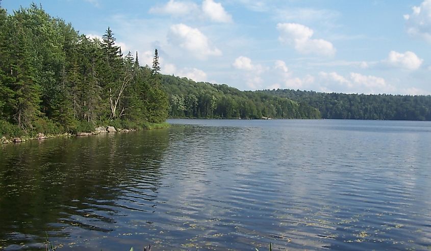 Sand Lake is near the town of Arietta, New York.