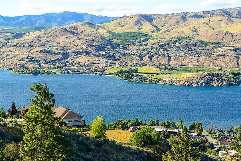 Lake Chelan in Washington, USA.