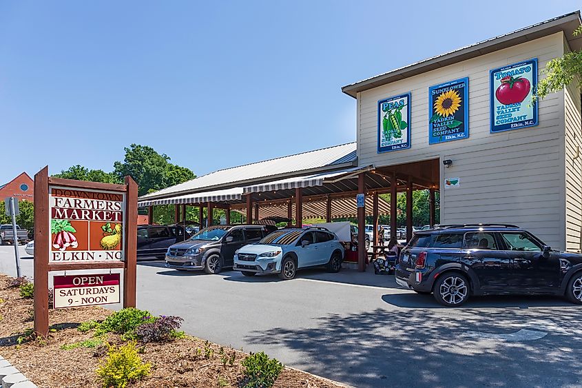 The Elkin downtown Farmers' Market