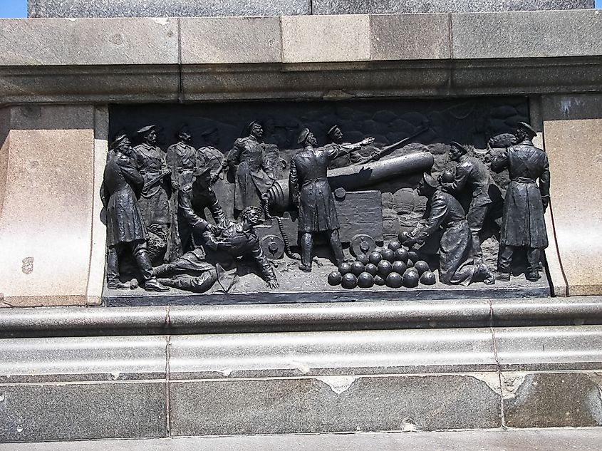 a monument to Admiral nakhimov in Sevastopol by Pomorzev via Shutters.comtock