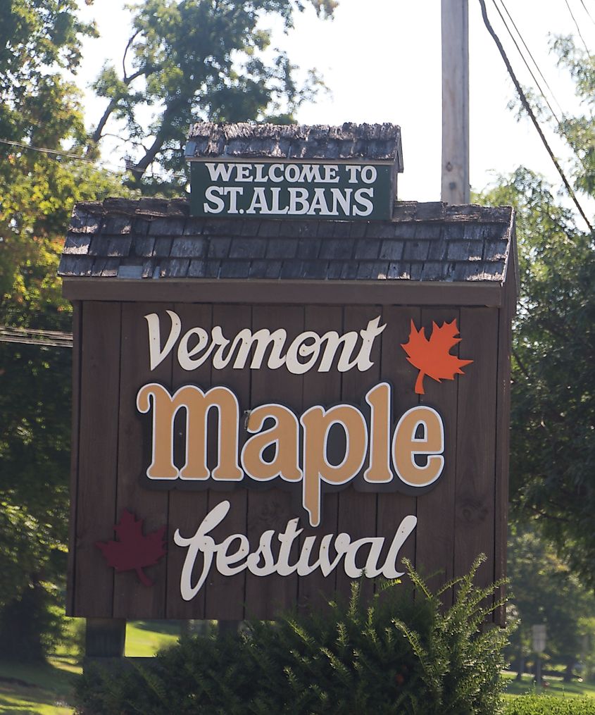 A view of St. Albans, Vermont.