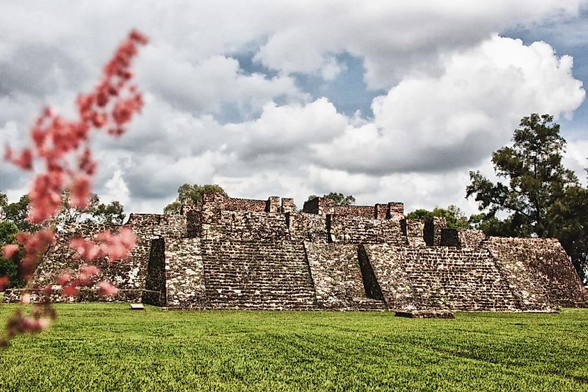 Pyramid of Teopanzolco, Cuernavaca, Morelos.