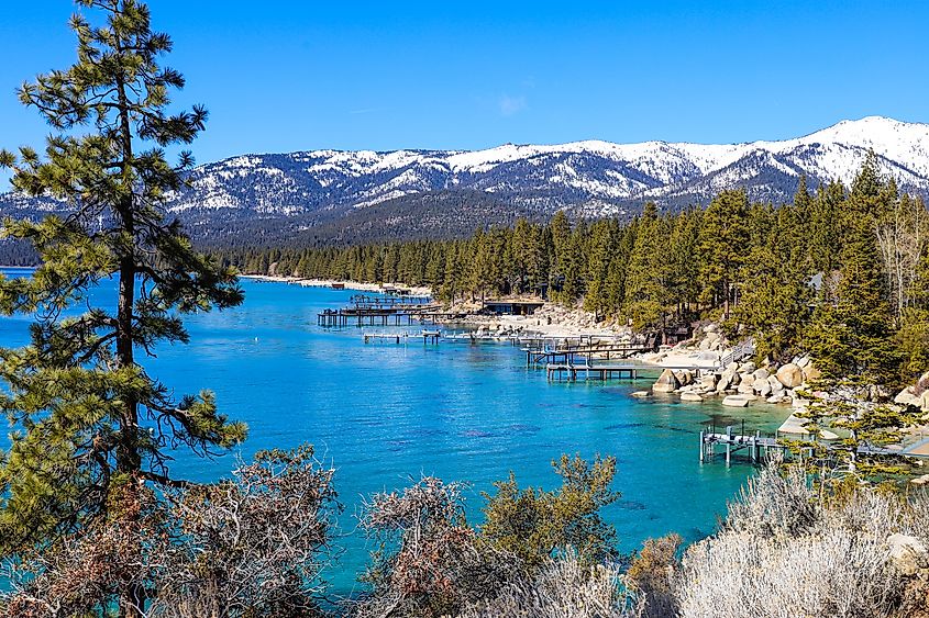 Lake Tahoe in Incline Village, Nevada.