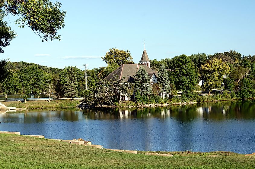 Beautiful nature in New London, Minnesota