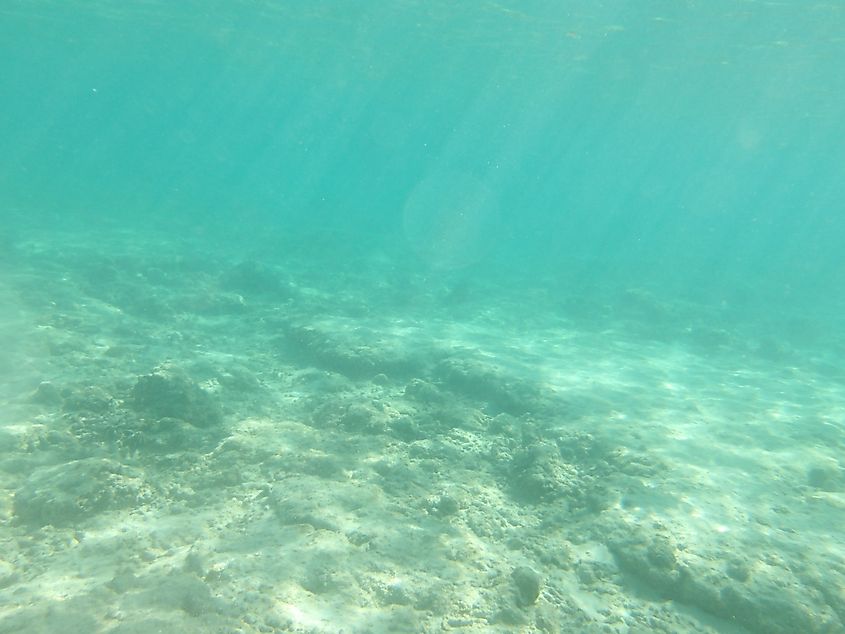Exploring underwater landscapes ocean floor 