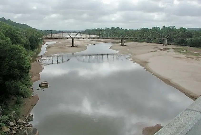 Canadian River at Calvin, Oklahoma