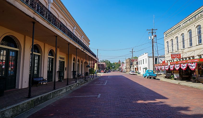 Downtown, Jefferson, Texas. Image credit NicholasGeraldinePhotos via Shutterstock