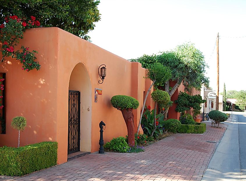 Street in Mesilla, New Mexico