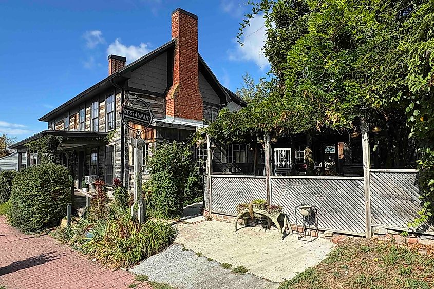 Log House 1776 Restaurant. Image credit Bryan Dearsley