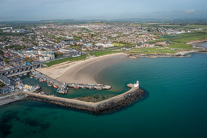 Balbriggan Port, County Dublin, Republic of Ireland.