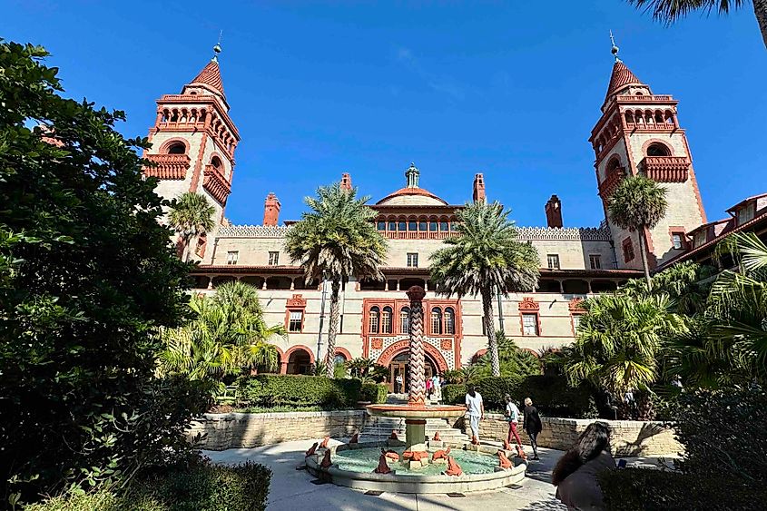 Historic Tours of Flagler College include the courtyard Image creidt Bryan Dearsley 