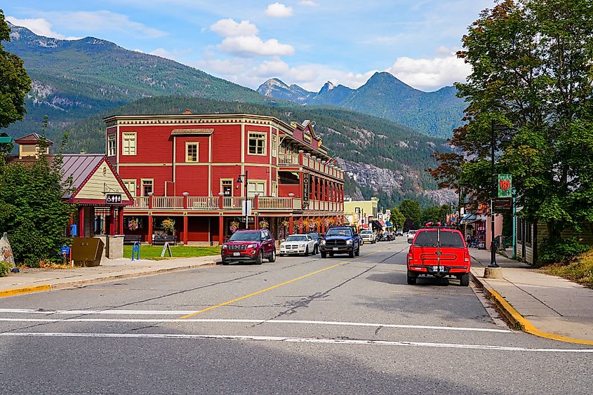 The beautiful town of Kaslo, British Columbia, Canada.