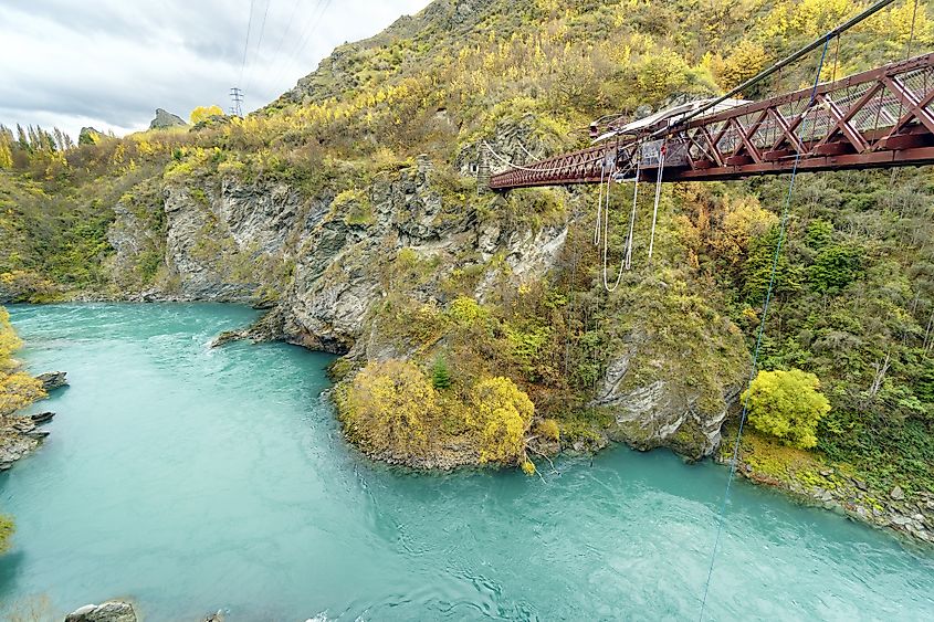 The Kawarau Gorge Suspension Bridge