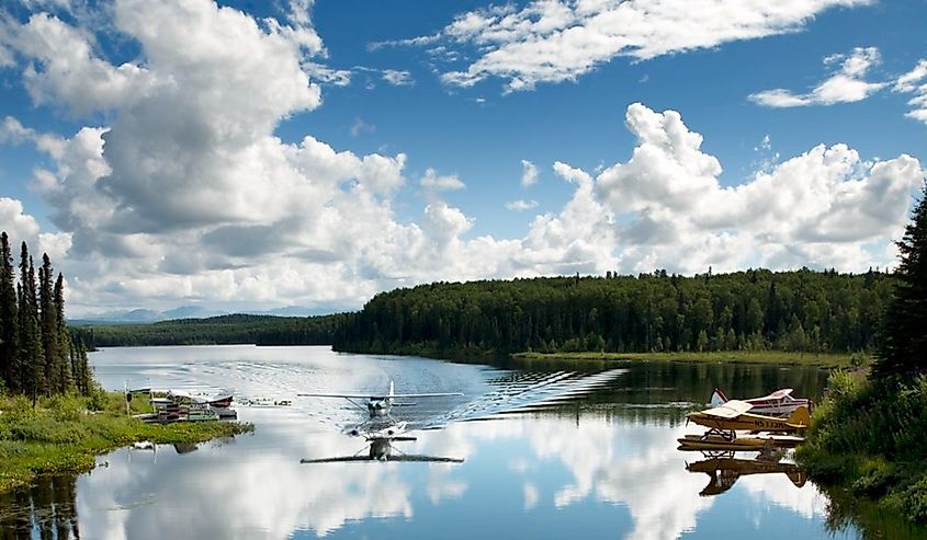 Fish Lake outside of Talkeetna, Alaska