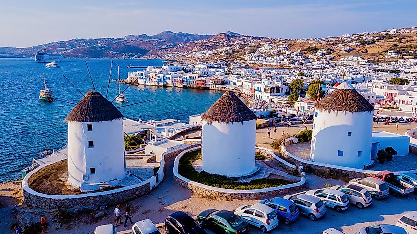 Mykonos windmills