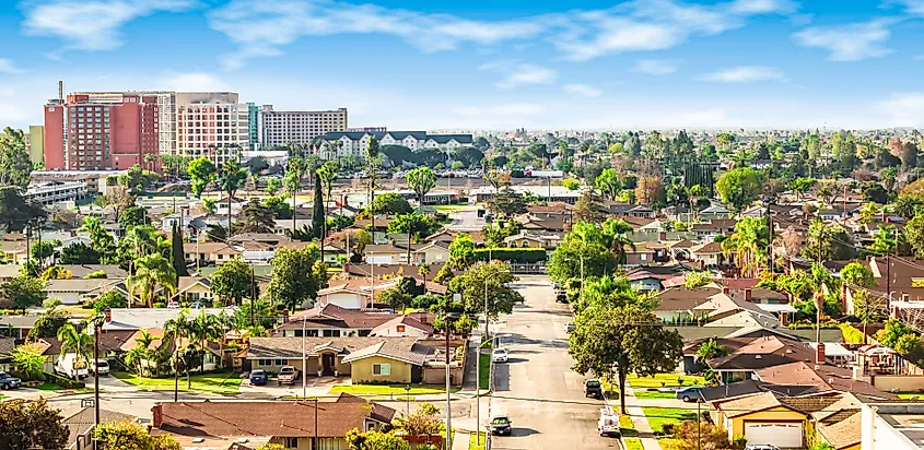 Anaheim, the largest city in Orange County, California