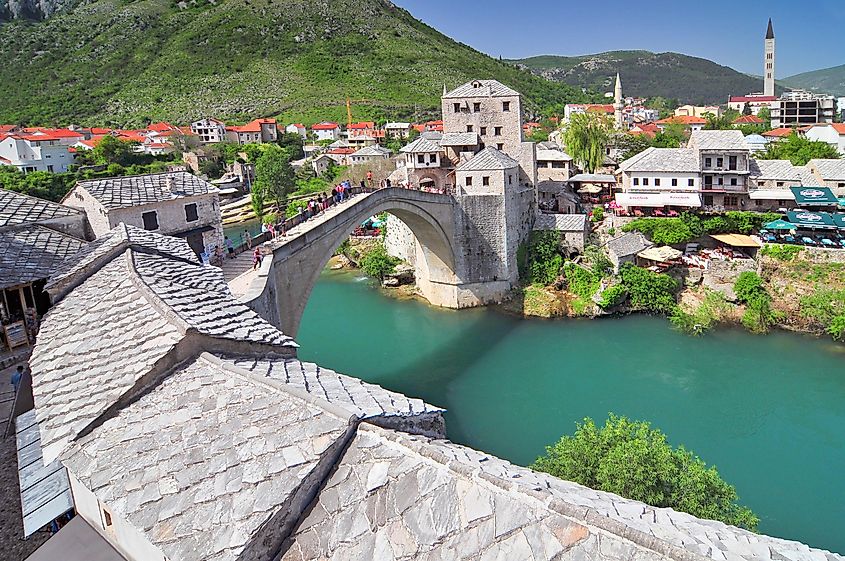 Side view of the Old Bridge