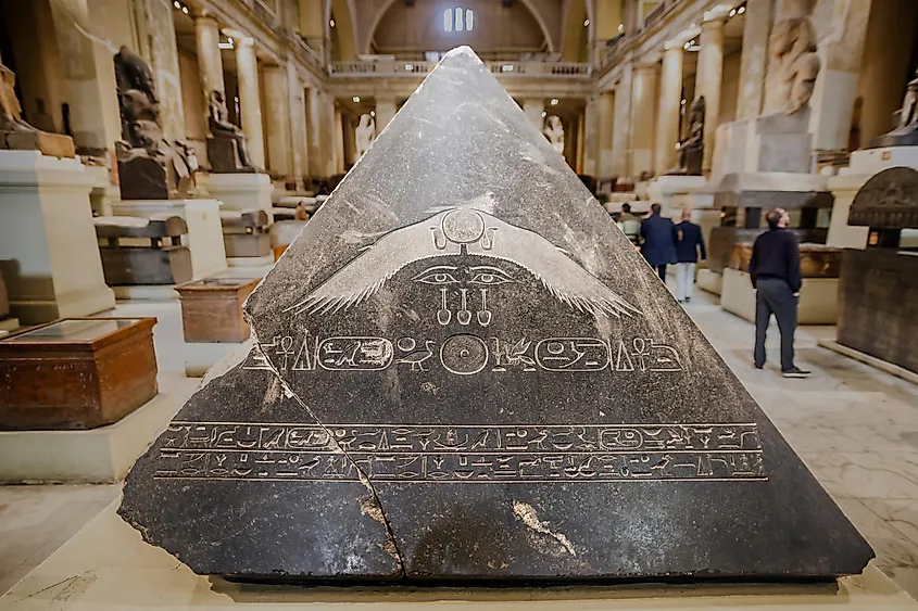 Pyramidion of the Pyramid of Amenemhet III at Dahshur