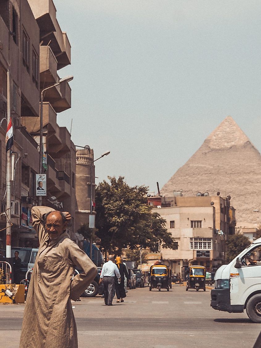 A scene in Egypt, where the Universal Health Insurance System is being rolled out in phases.
