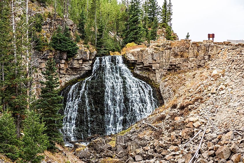 Union Falls in Yellowstone National Park, Wyoming