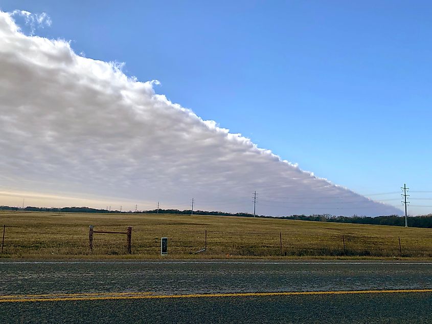 Squall Line over north Texas