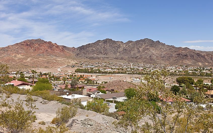 Aerial view of Boulder City, Nevada